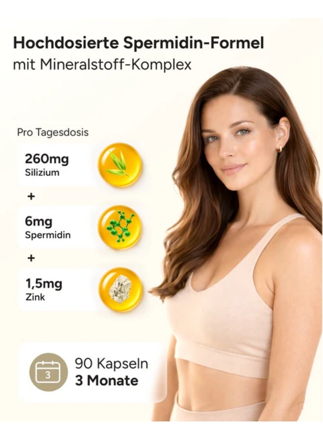 Plantomol Spermidine – Glanzmoment (A moment ) , Supports Cellular Health & Longevity , 90 Capsules , Made in Germany - Image 2